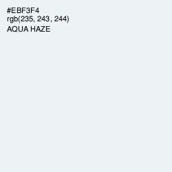 #EBF3F4 - Aqua Haze Color Image